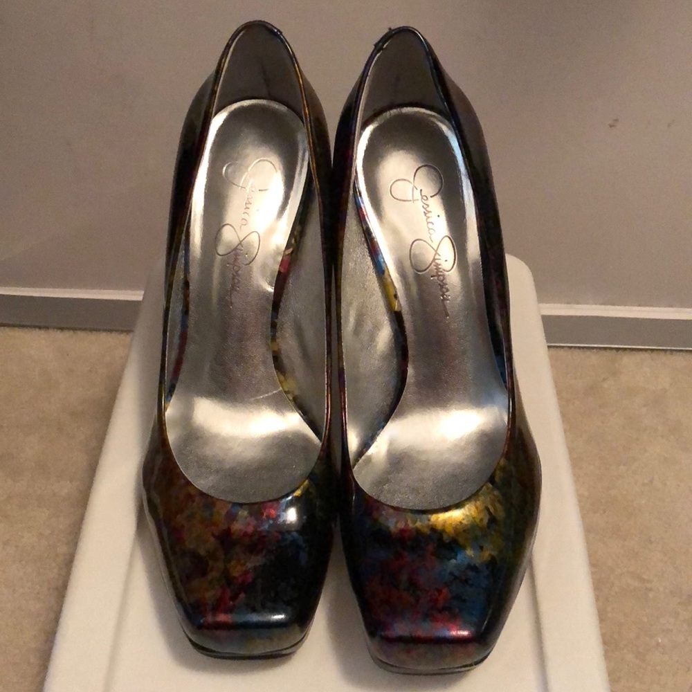 Jessica Simpson Muti-Color Patent Heels